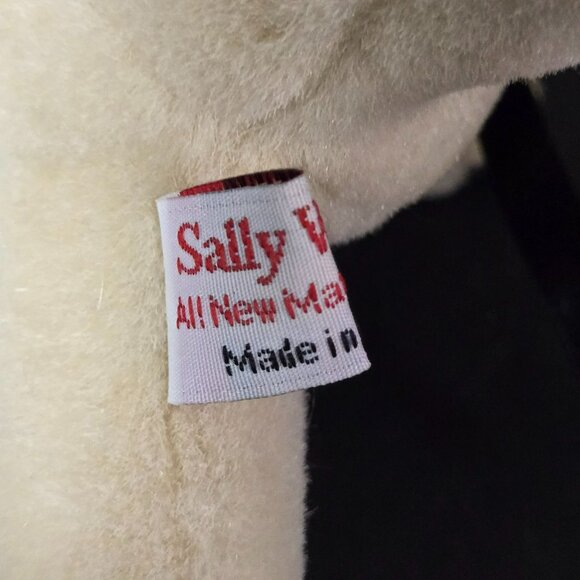 Vtg 1999 Signed Sally Winey Bears Signed Mai Tai Teddy Bear Beige Black Ribbon - Picture 5 of 8